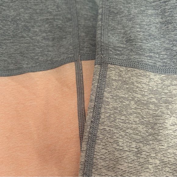 Outdoor Voices 7/8 Dipped Legging Tri-color Blue Gray Pink — Medium - Picture 3 of 3